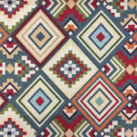Aztec Multi Tapestry Fabric – New World Tapestry Southwestern Geometric Upholstery (360 GSM / 140cm Wide)