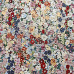 Wisley Gardens Multi Tapestry Fabric – New World Tapestry Meadow Floral Upholstery (360 GSM / 140cm Wide)